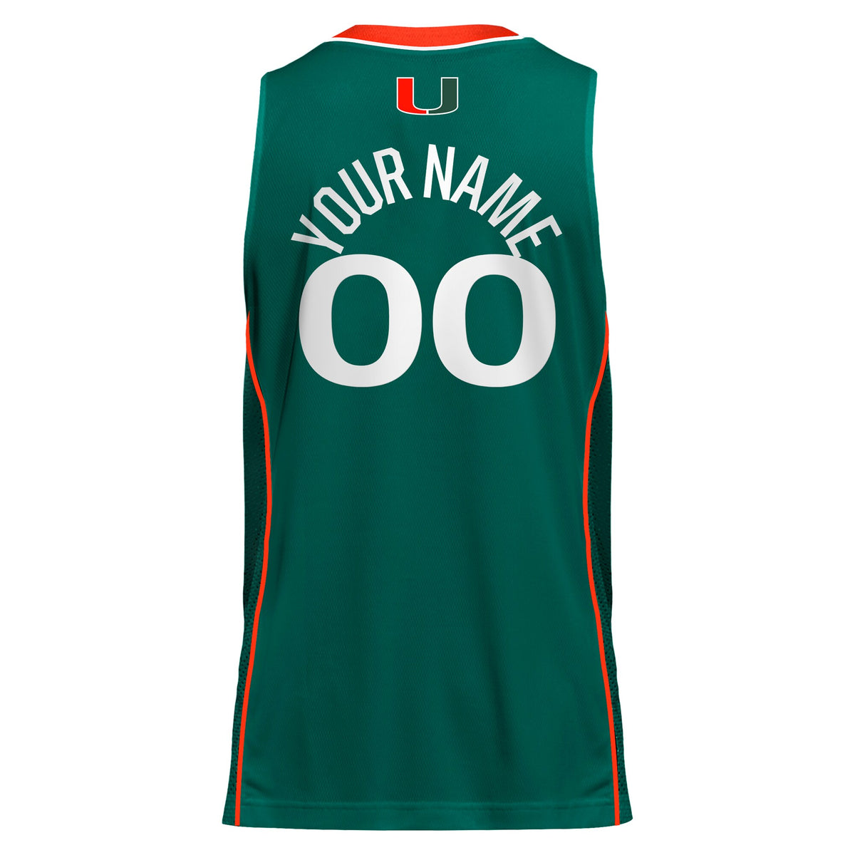 Miami Hurricanes Custom Alternate Basketball Jersey - Green