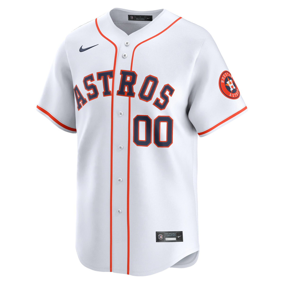 Houston Astros White Home Limited Custom Jersey