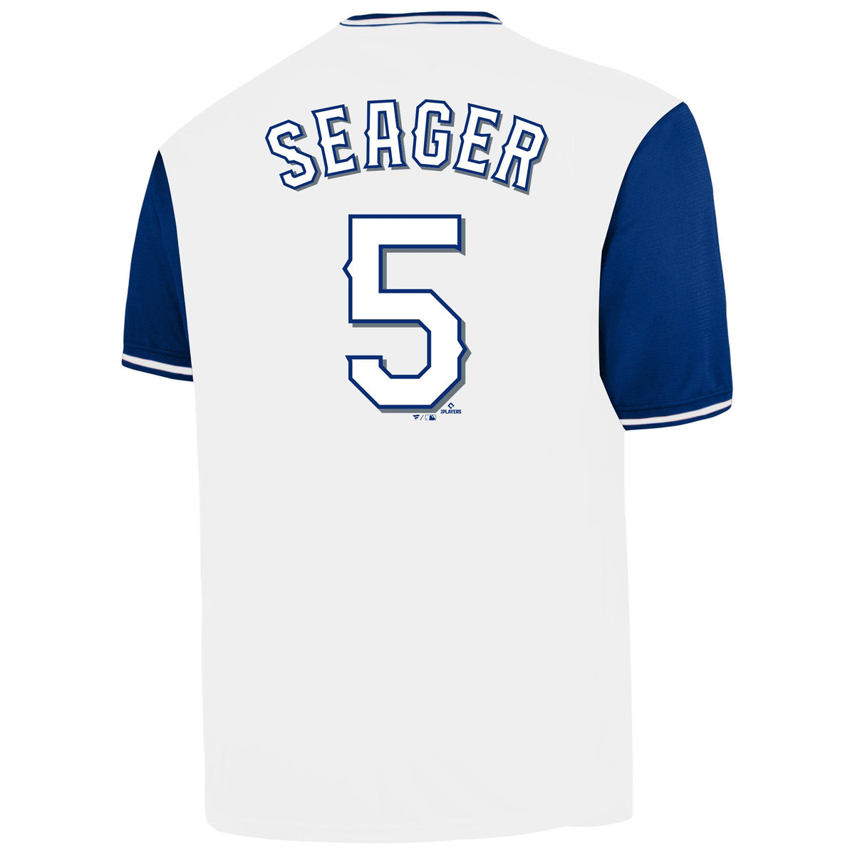 Texas Rangers Corey Seager Profile White Big & Tall Name & Number Jersey