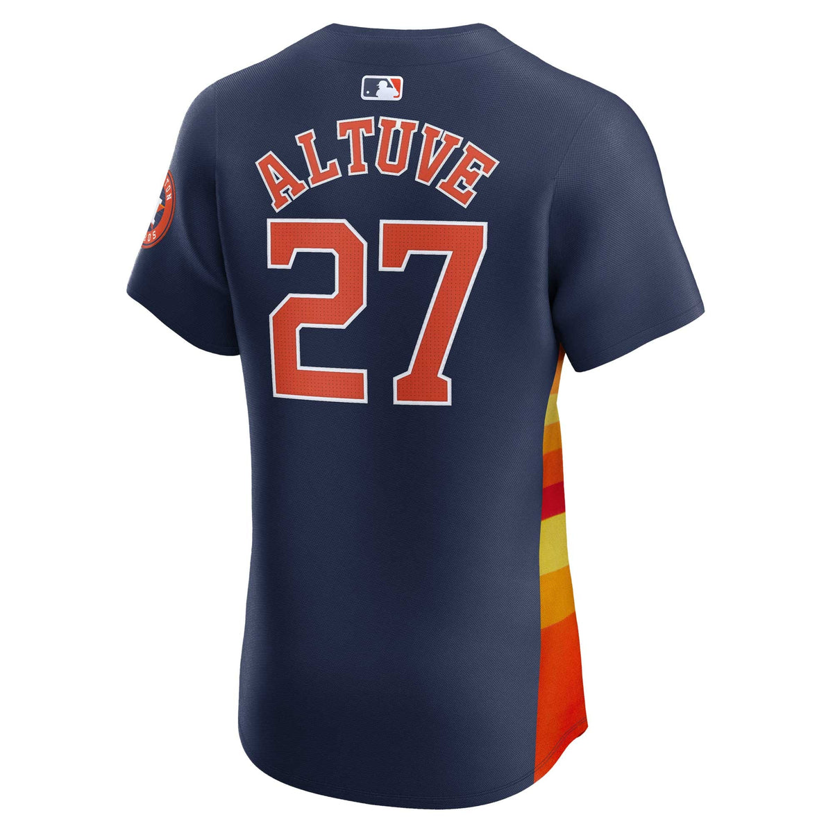 Houston Astros Jose Altuve Navy Alternate Elite Player Jersey