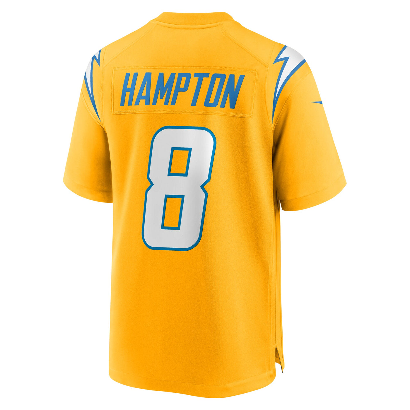 Los Angeles Chargers Omarion Hampton Nike Gold Alternate Charger Power Game Player Jersey