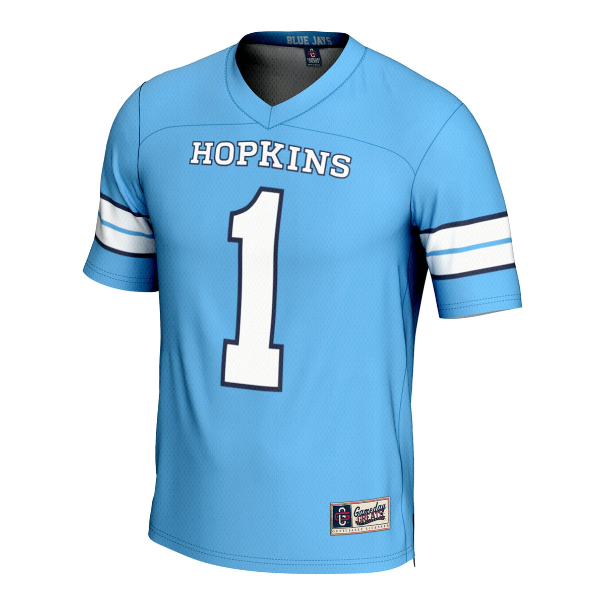 #1 Johns Hopkins Blue Jays GameDay Greats Lightweight Lacrosse Jersey - Light Blue