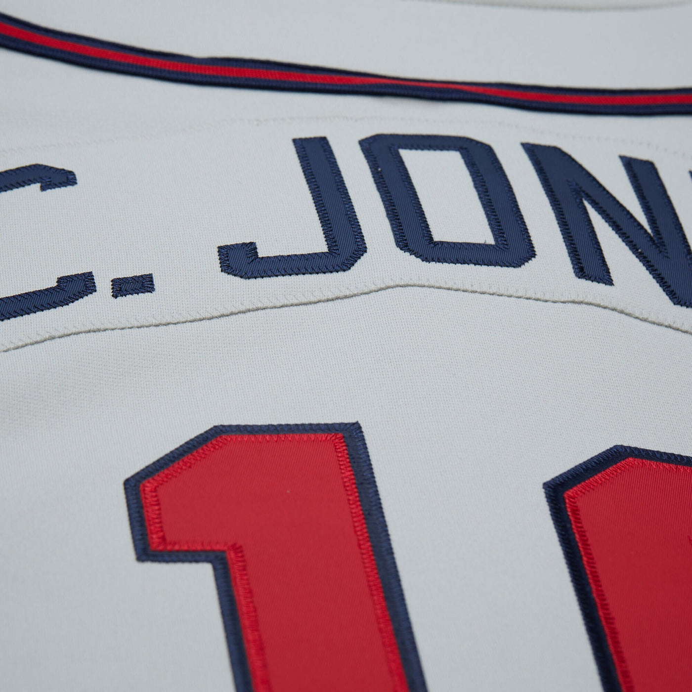 Atlanta Braves Chipper Jones Mitchell & Ness Gray 1995 Throwback Authentic Jersey