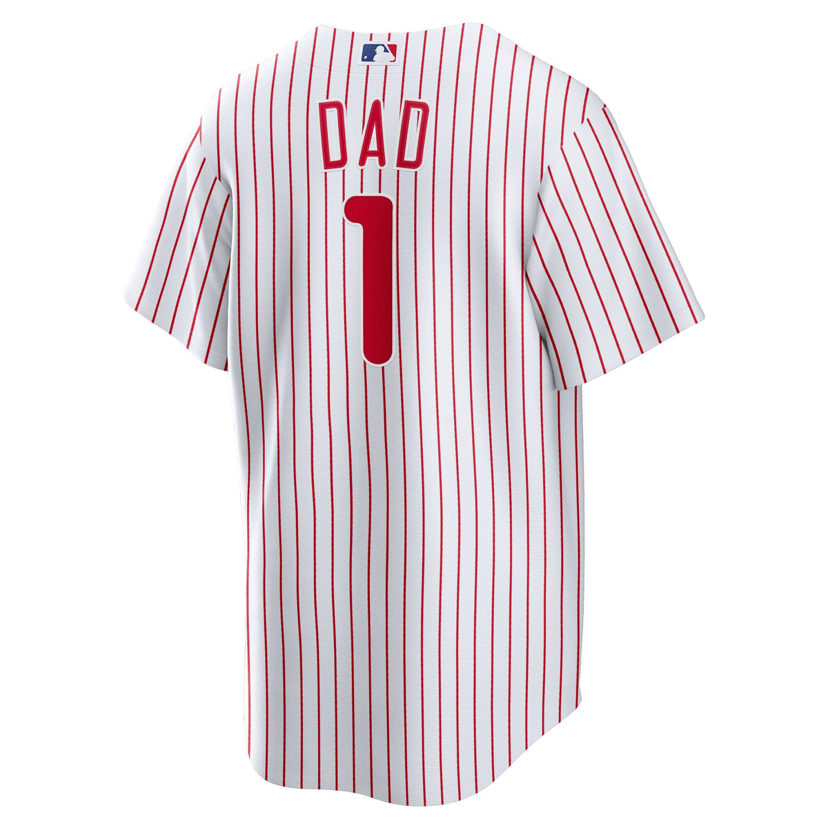 Philadelphia Phillies White #1 Dad Home Replica Jersey