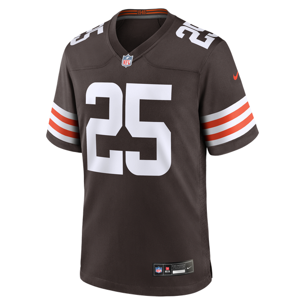 Cleveland Browns Andre Szmyt Nike Brown Team Game Jersey