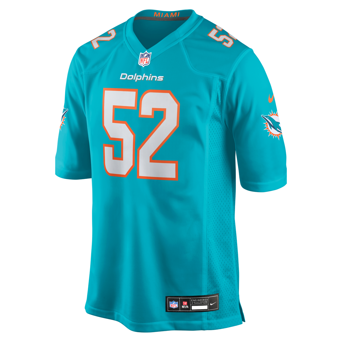 Miami Dolphins Patrick Paul Aqua Game Jersey