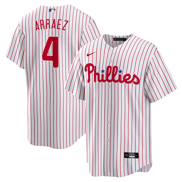 Philadelphia Phillies Luis Arraez White Home Replica Jersey