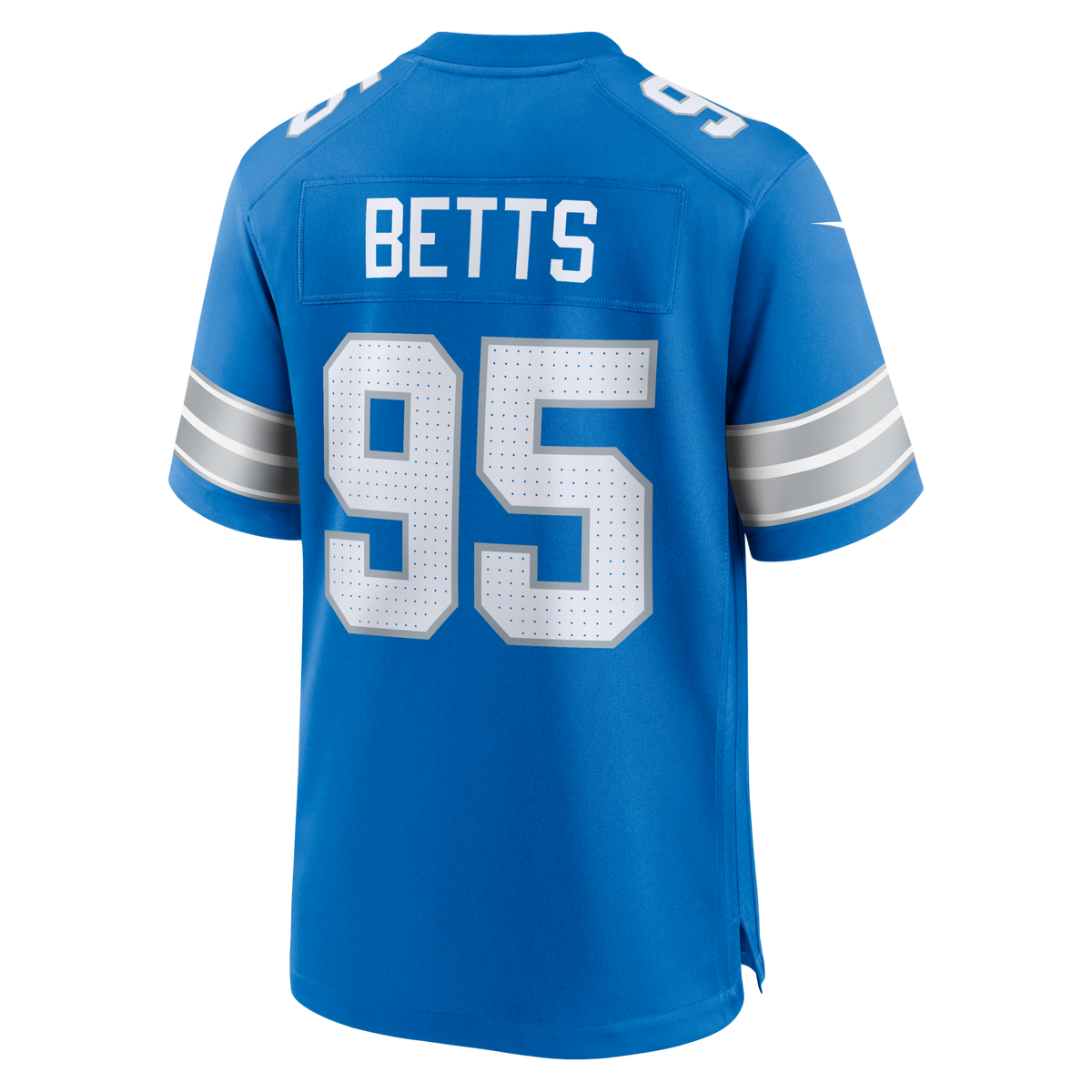 Detroit Lions Mathieu Betts Blue Game Jersey