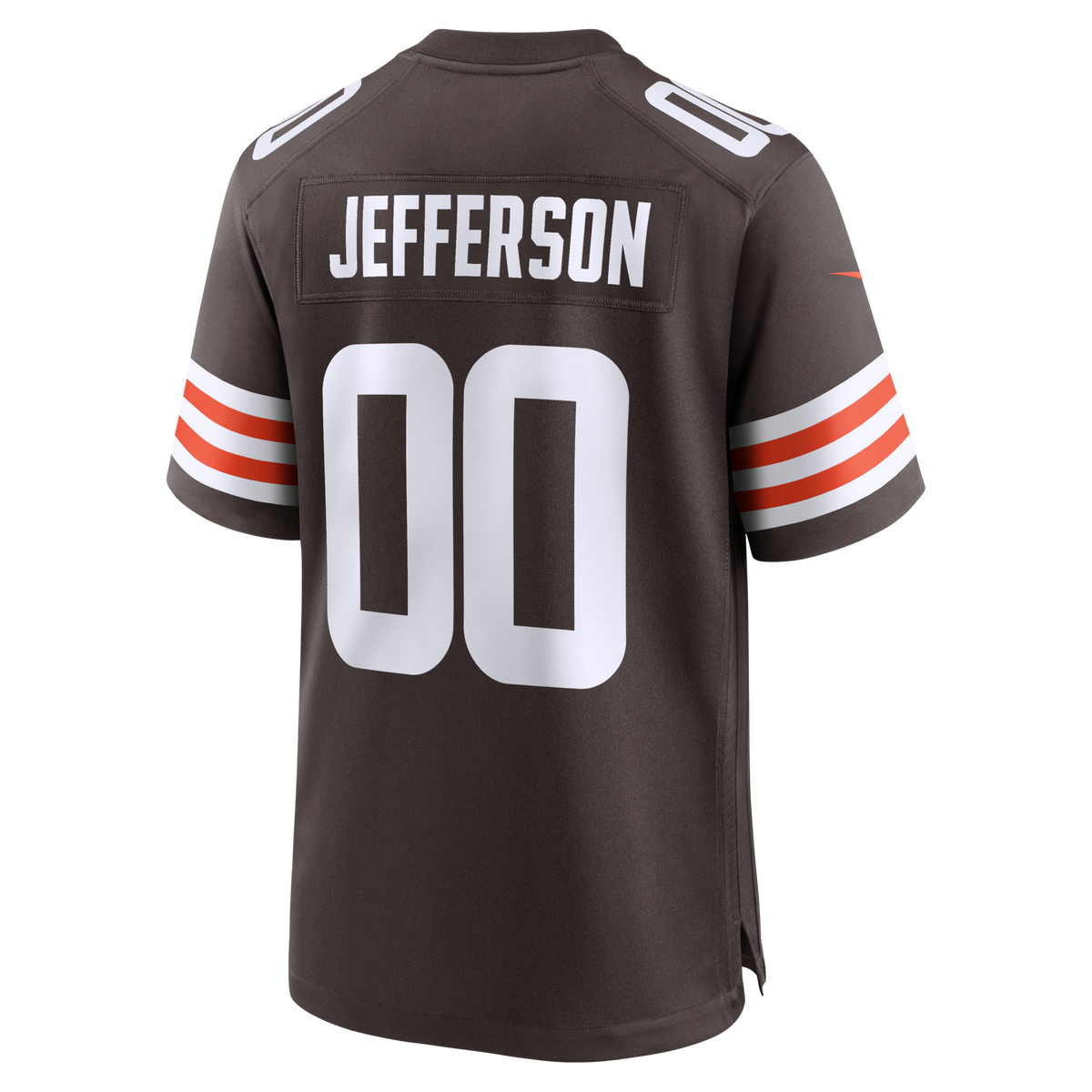 Cleveland Browns Justin Jefferson Brown Game Jersey