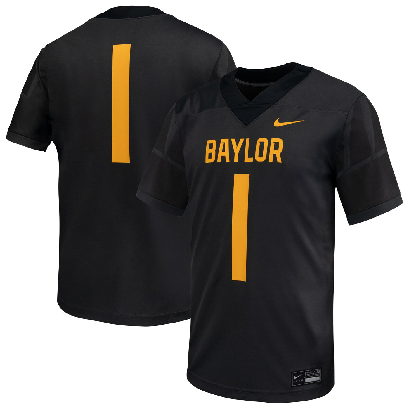 Nike Anthracite Baylor Bears Untouchable Replica Football Jersey