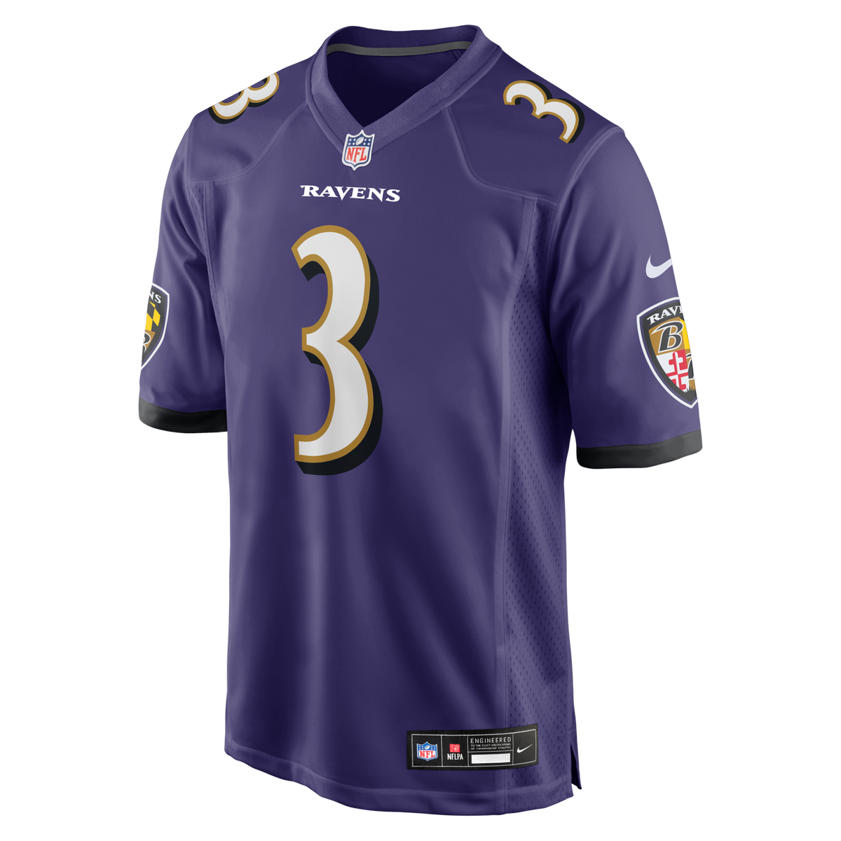 Baltimore Ravens Chidobe Awuzie Purple Team Game Jersey