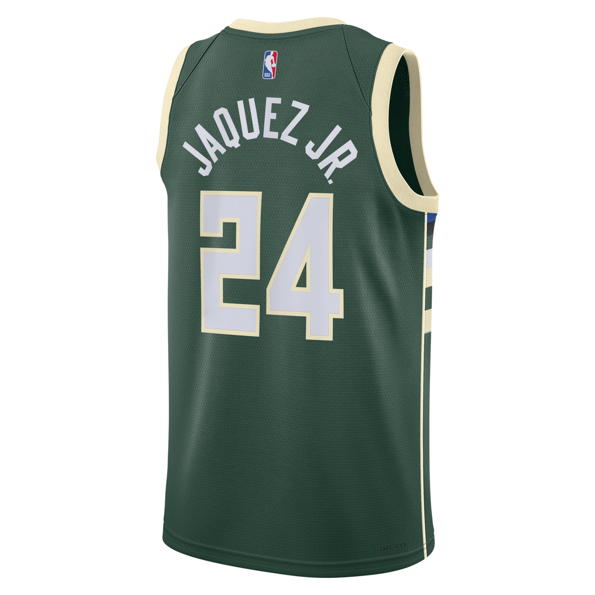 Milwaukee Bucks Icon Edition Swingman Jersey - Hunter Green - Jaime Jaquez Jr. -