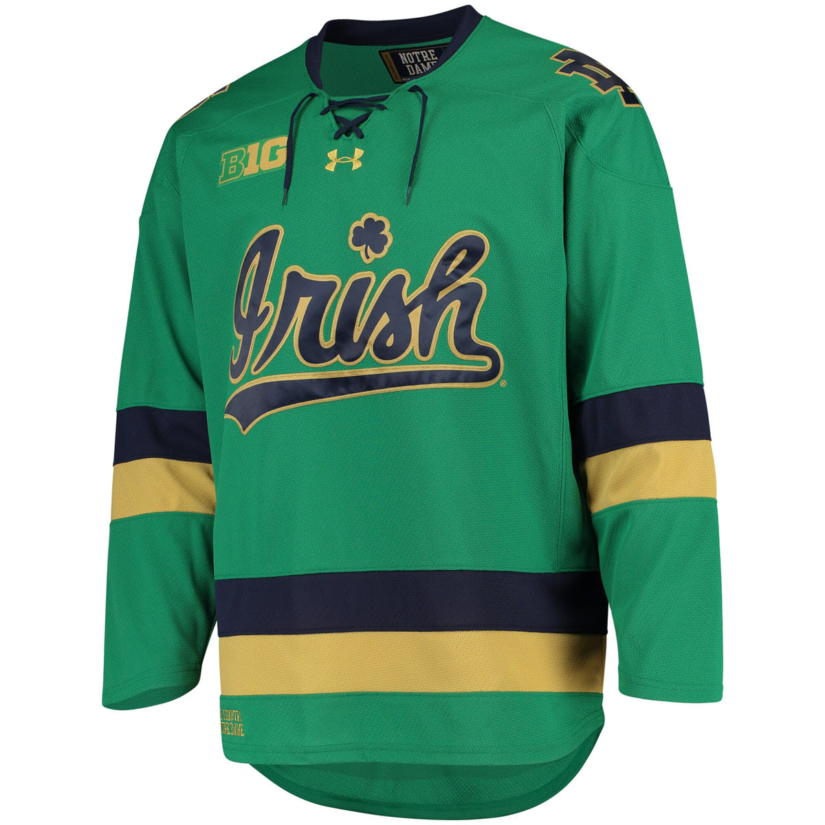 Notre Dame Fighting Irish Under Armour Replica Hockey Jersey - Green