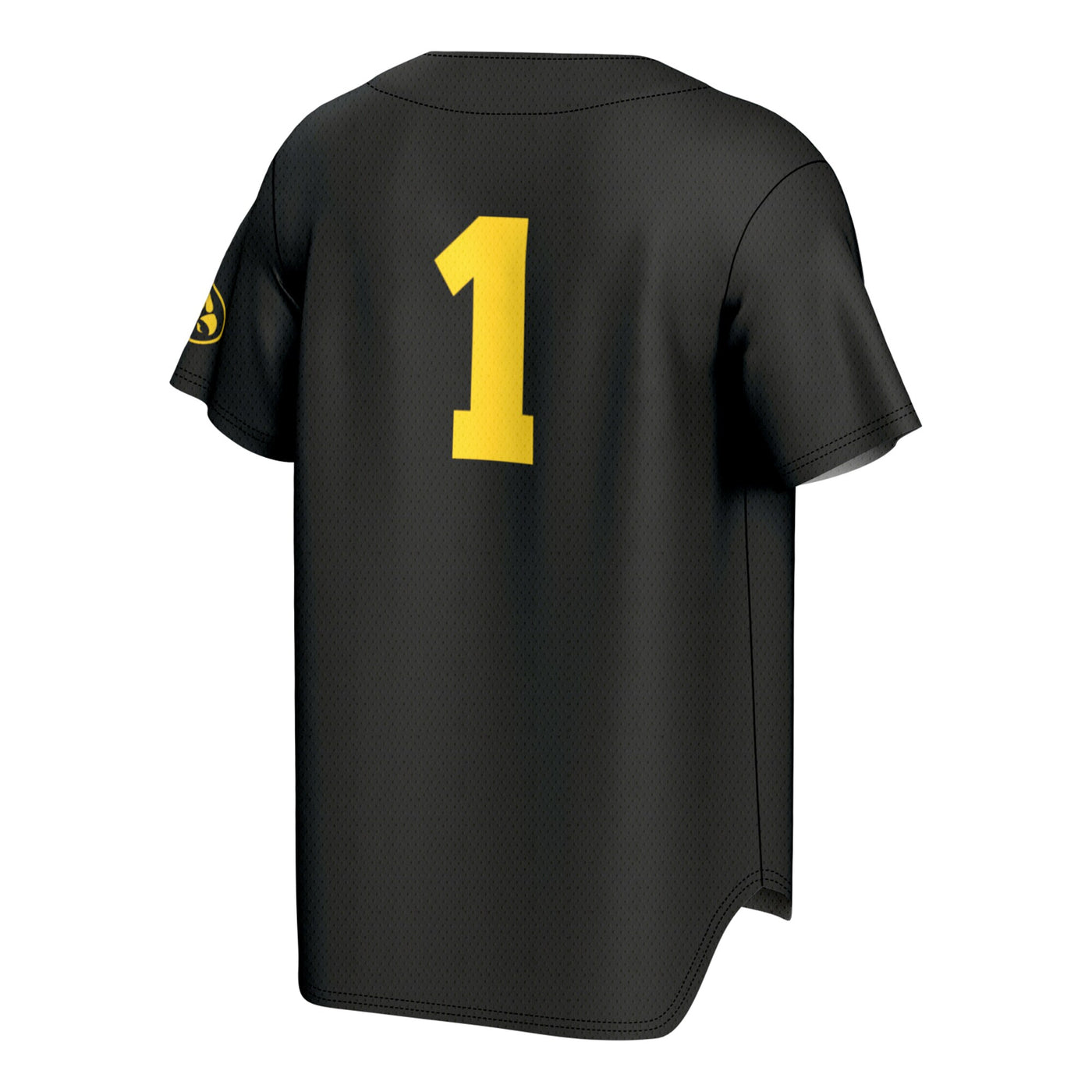 GameDay Greats Black Iowa Hawkeyes Lightweight Collegiate Baseball Fashion Jersey
