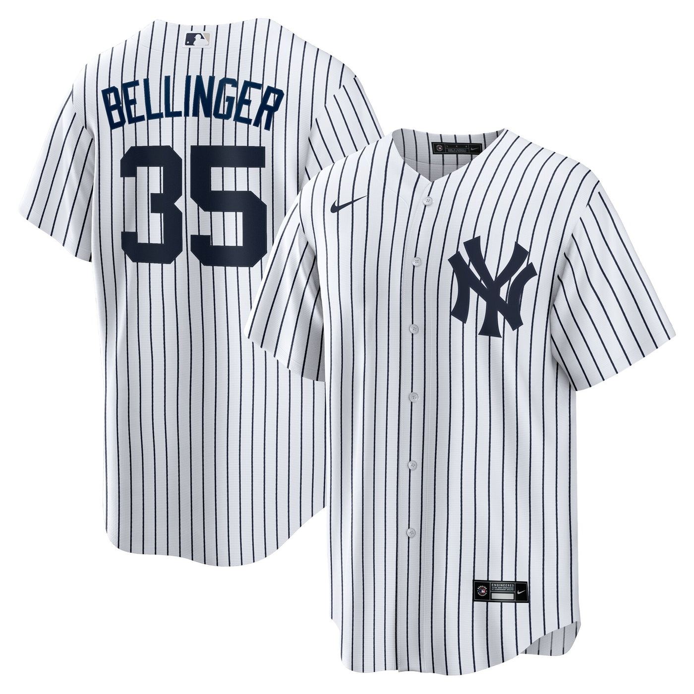 New York Yankees Cody Bellinger Nike White Home Replica Player Jersey
