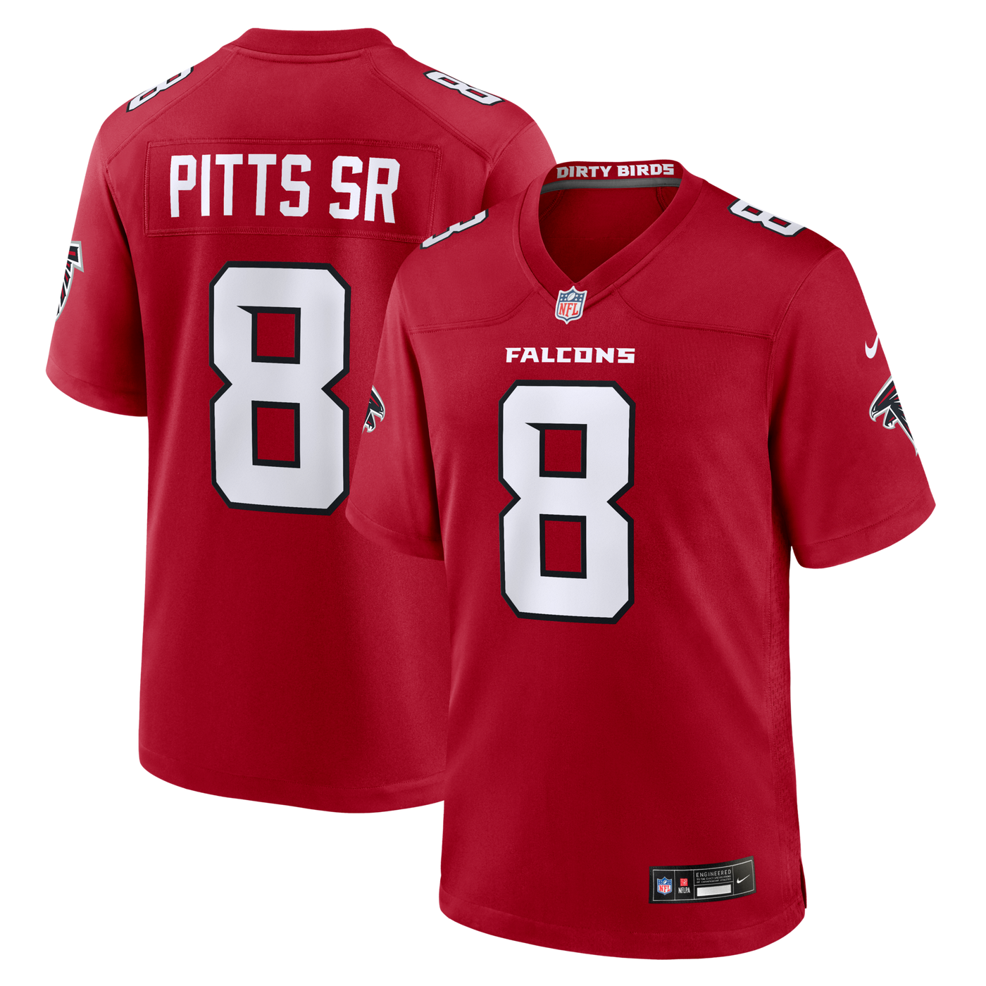 Atlanta Falcons Kyle Pitts Sr. Nike Red Game Jersey