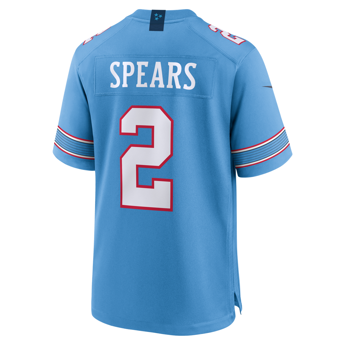 Tennessee Titans Tyjae Spears Light Blue Game Jersey