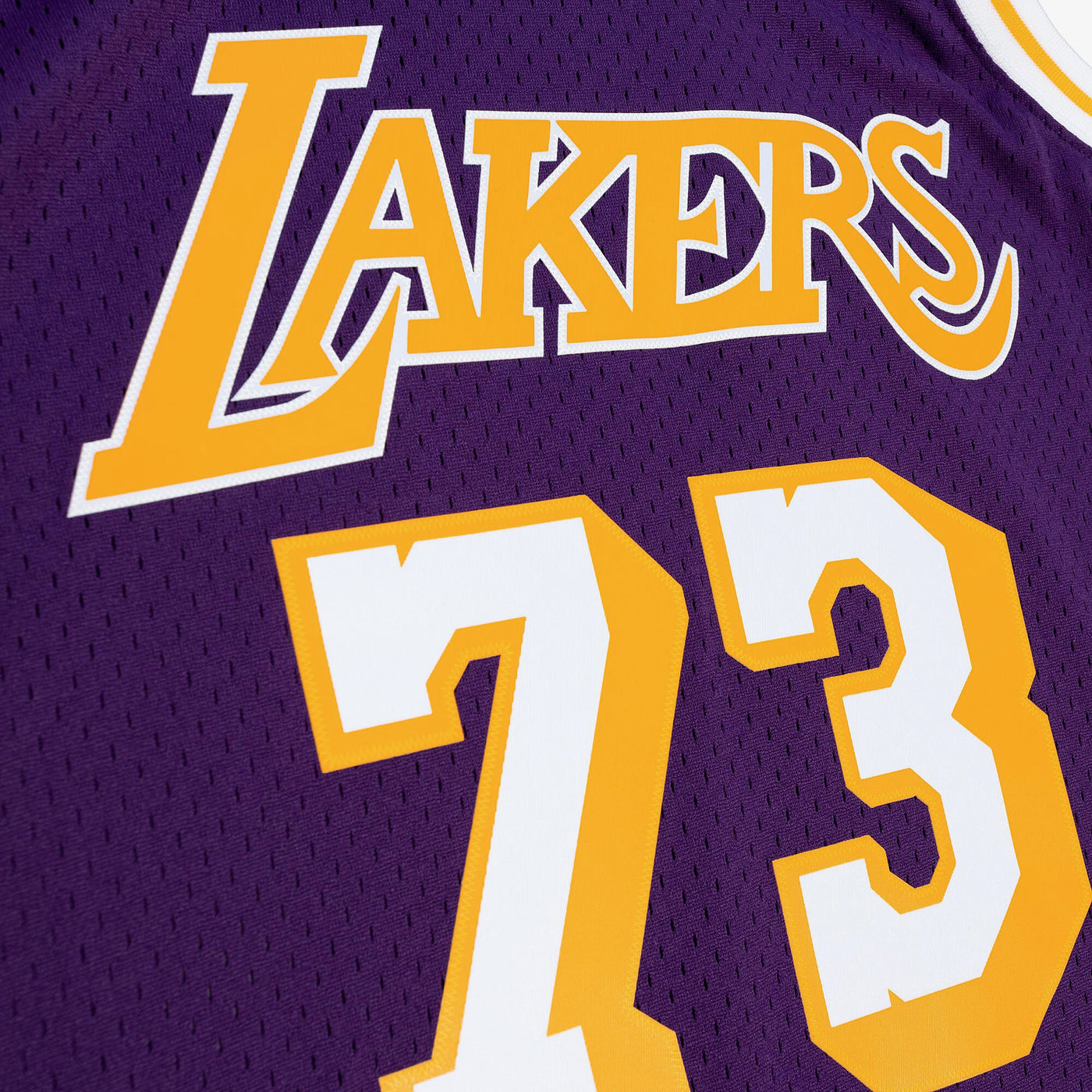 Los Angeles Lakers Mitchell & Ness Dennis Rodman 1998 Road Authentic Jersey - Purple