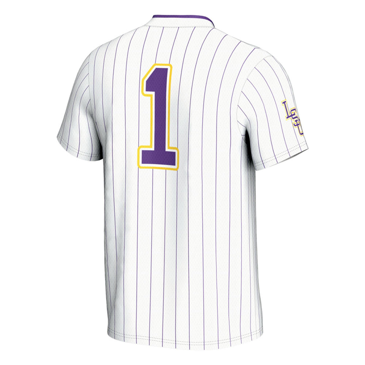 #1 LSU Tigers GameDay Greats Lightweight Softball Jersey - White