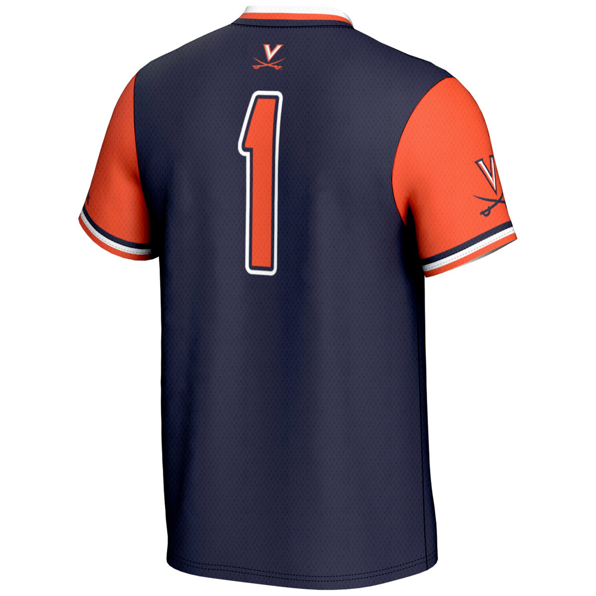 #1 Virginia Cavaliers GameDay Greats Lightweight Softball Jersey - Navy
