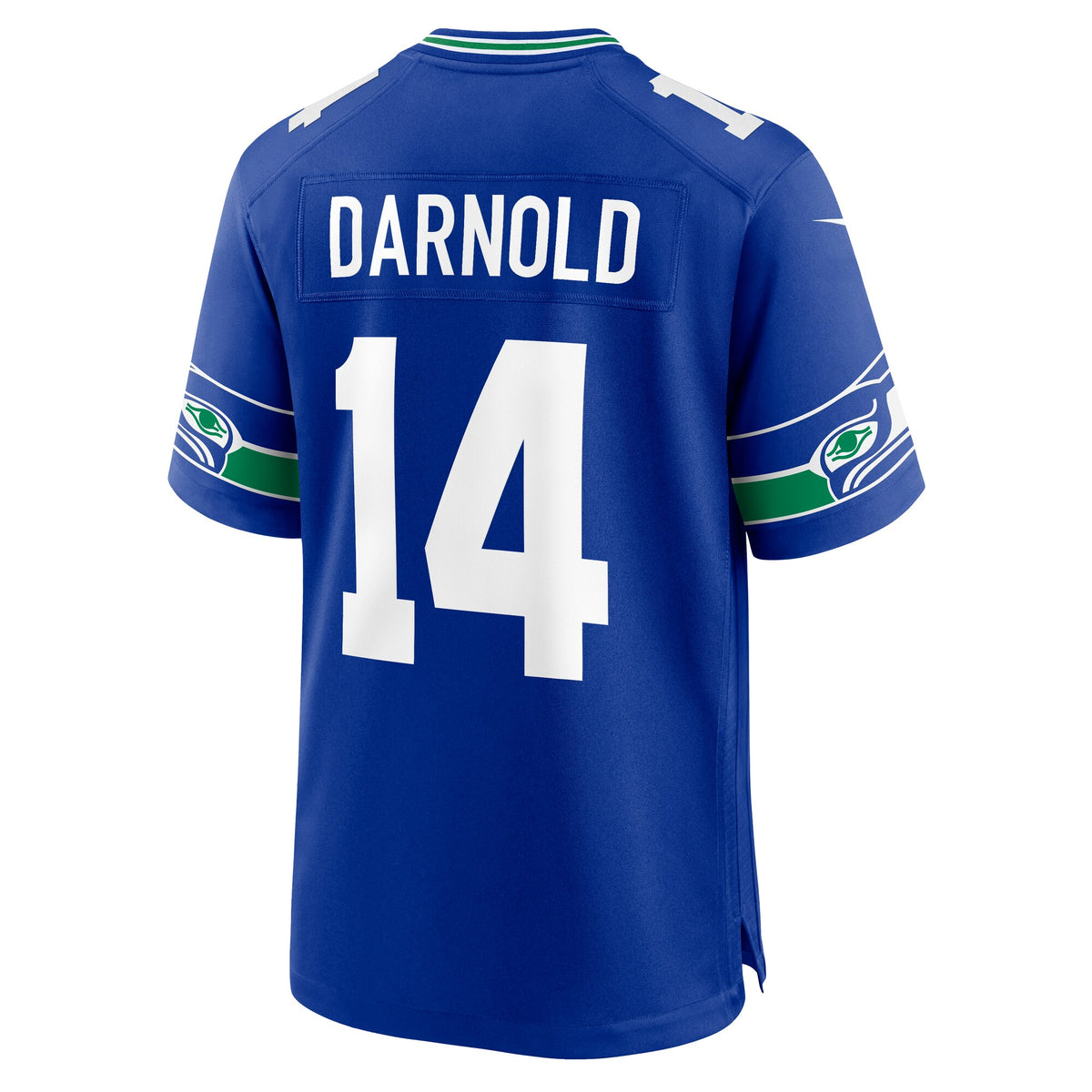 Seattle Seahawks Sam Darnold Royal Alternate Game Player Jersey