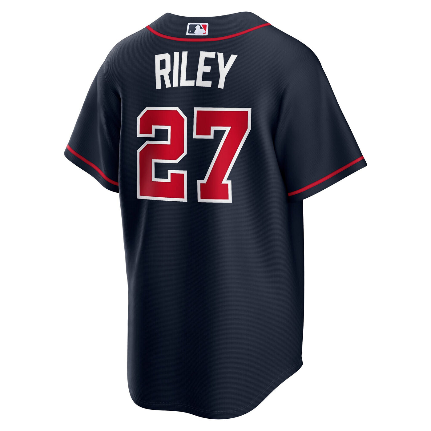 Atlanta Braves Austin Riley Nike Navy Alternate Replica Jersey