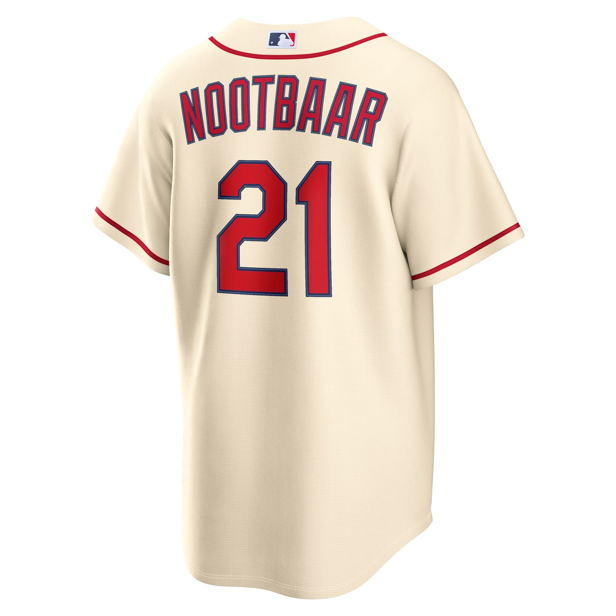 St. Louis Cardinals Lars Nootbaar Cream Alternate Replica Jersey