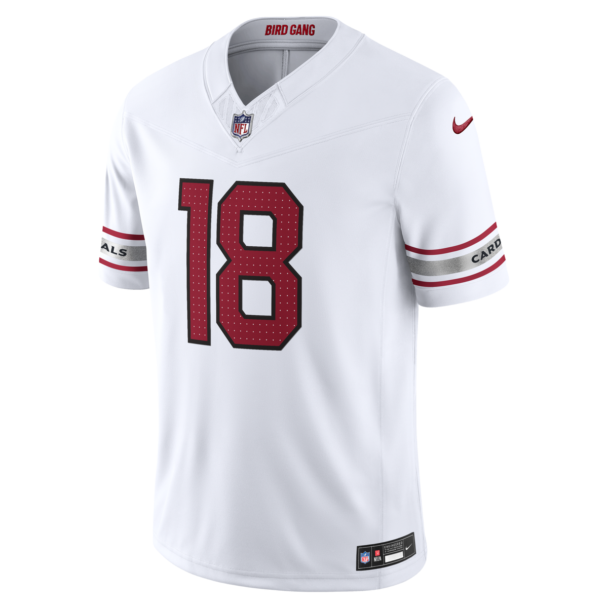 Arizona Cardinals Marvin Harrison Jr. White Vapor F.U.S.E. Stitched Limited Jersey