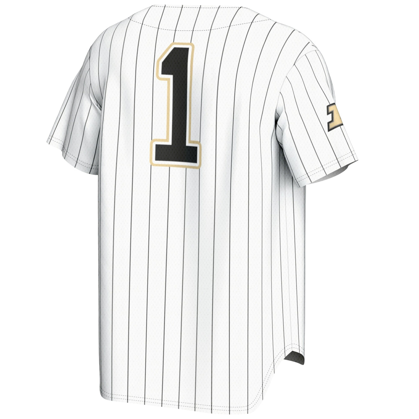 GameDay Greats #1 White Purdue Boilermakers Lightweight Baseball Jersey