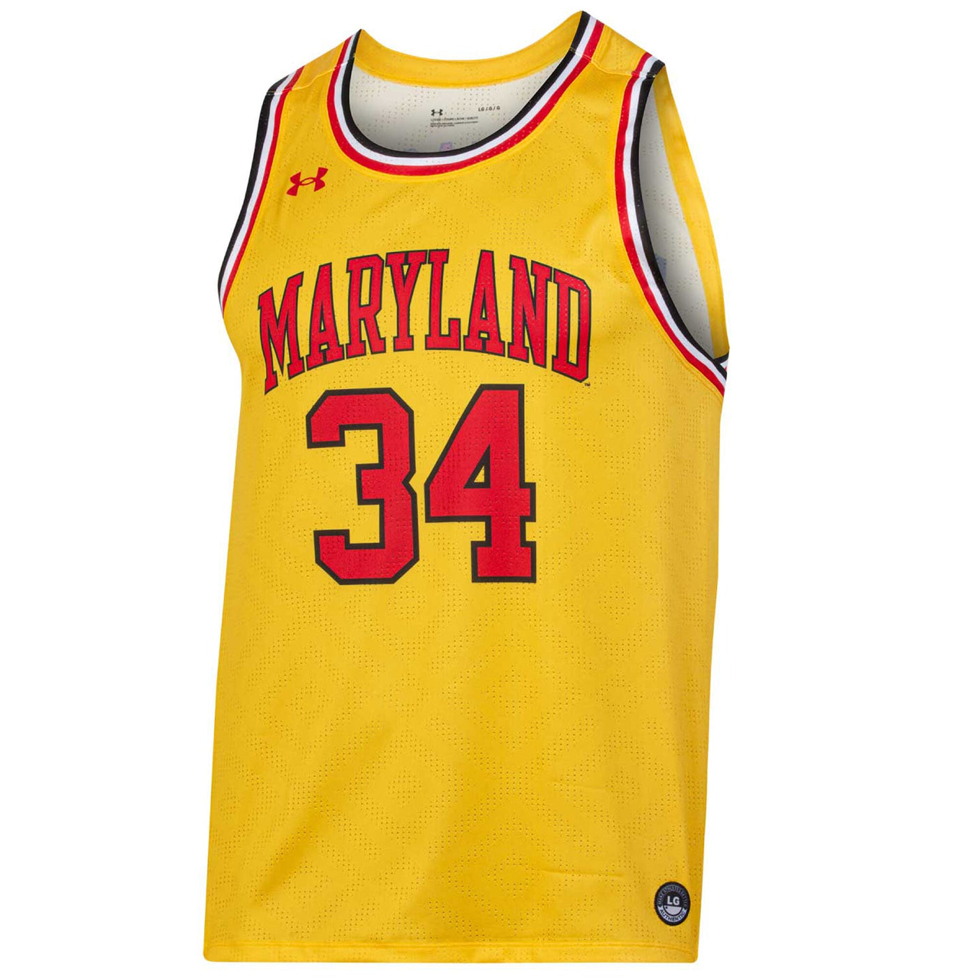 Under Armour Len Bias Gold Maryland Terrapins Replica Player Jersey
