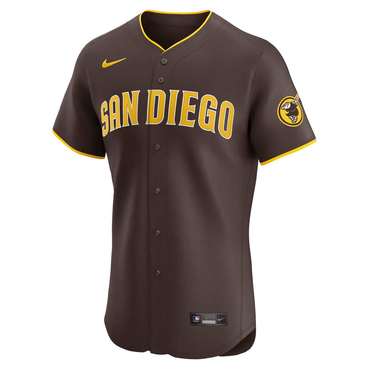 San Diego Padres Fernando Tatis Jr. Brown Road Elite Jersey