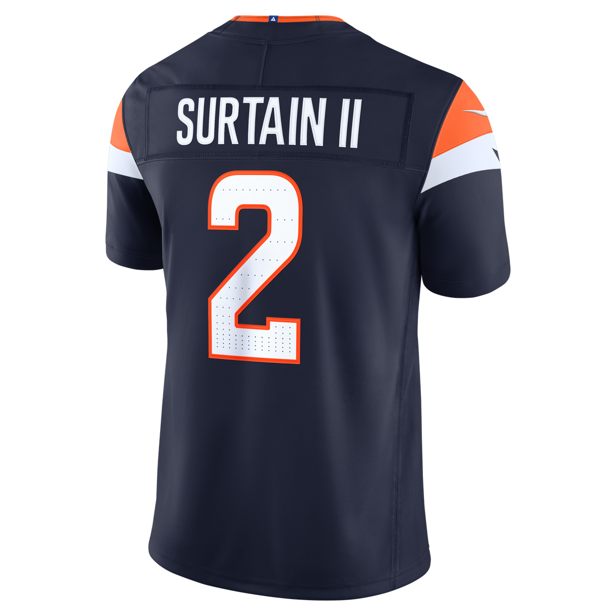 Denver Broncos Pat Surtain II Navy Alternate Vapor F.U.S.E. Stitched Limited Jersey