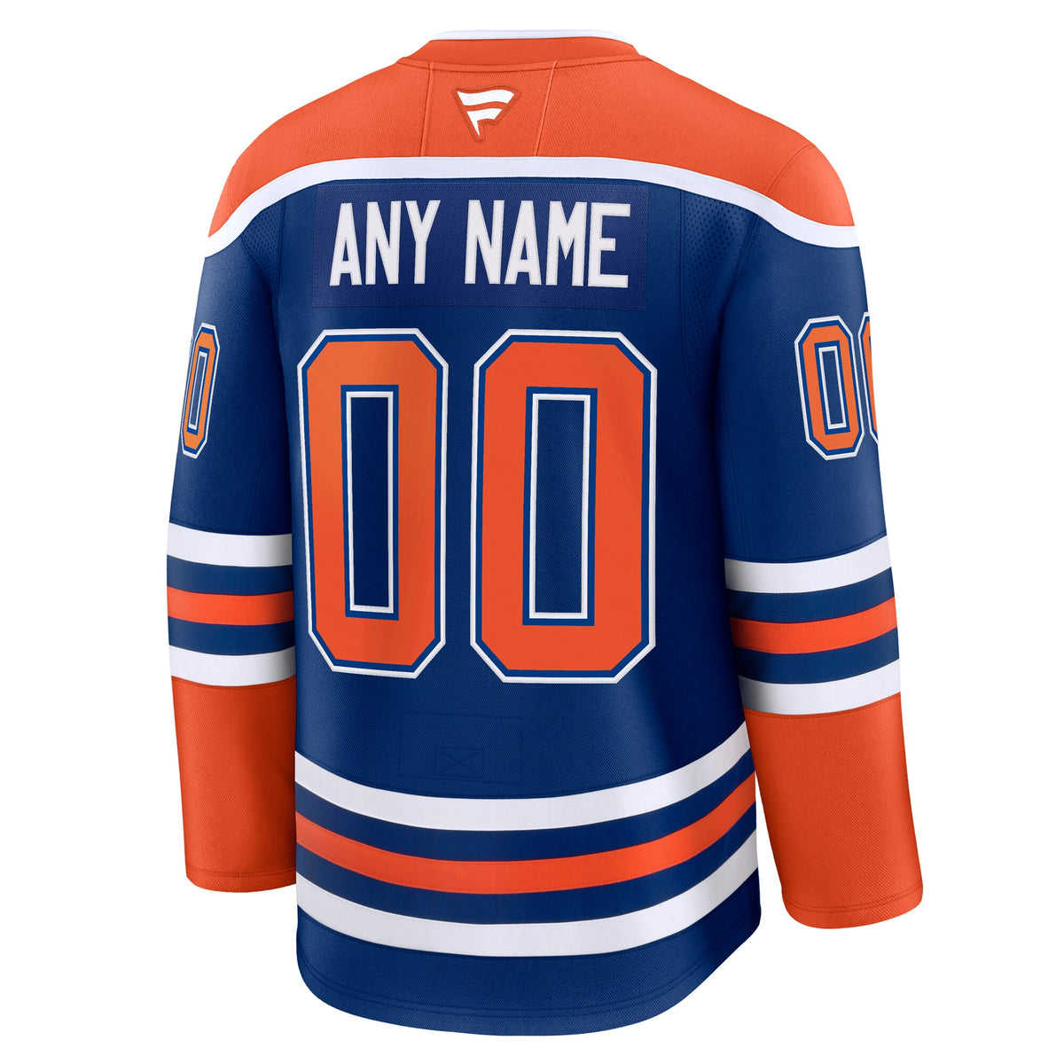 Edmonton Oilers Fanatics Royal Home Premium Custom Jersey