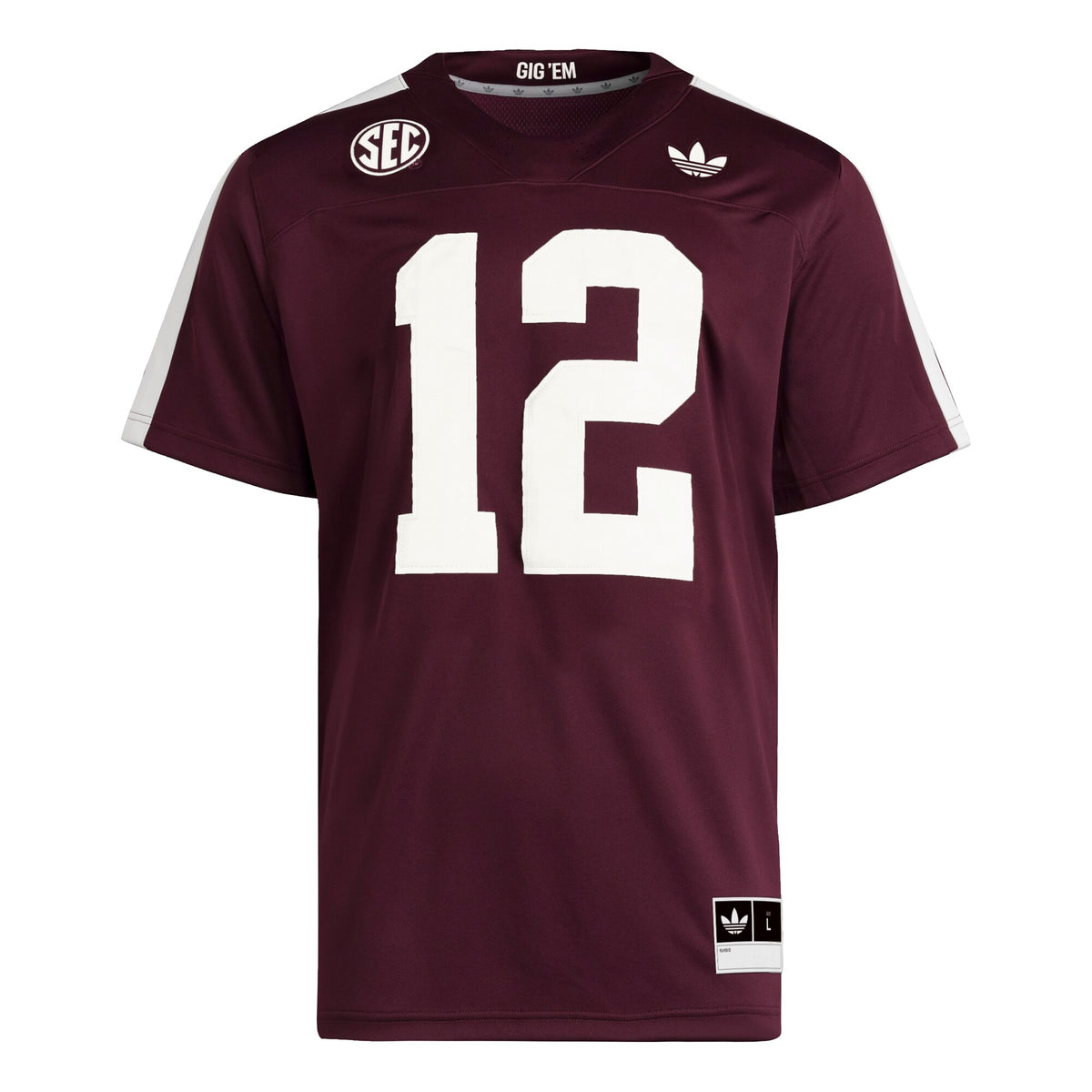 #12 Texas A&M Aggies Premier Strategy Jersey - Maroon