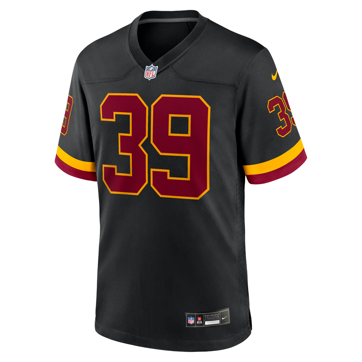 Washington Commanders Jeremy Reaves Black Hail Raiser Alternate Game Jersey