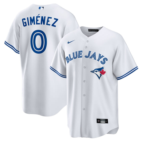 Toronto Blue Jays Andres Gimenez White Home Replica Jersey