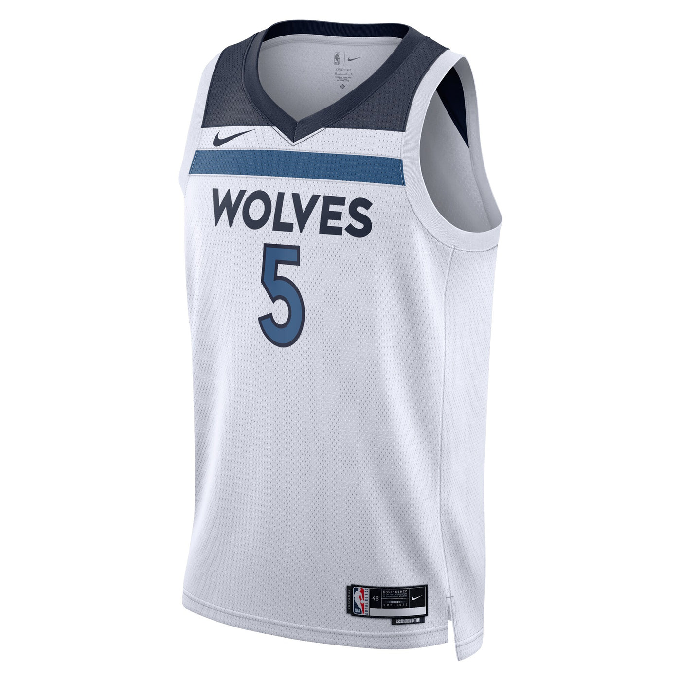 Minnesota Timberwolves Nike Association Edition Swingman Jersey - White - Anthony Edwards