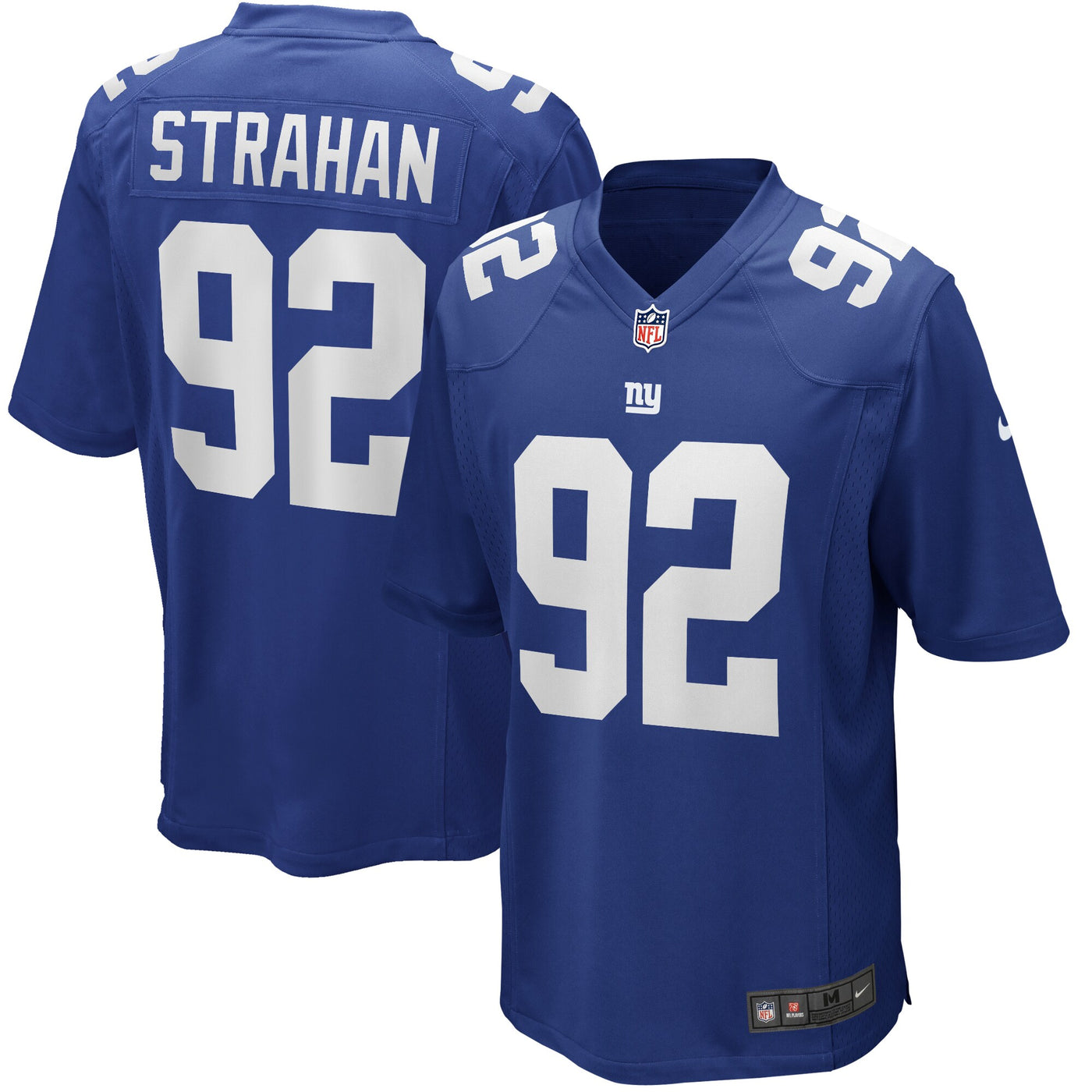 New York Giants Michael Strahan Nike Royal Game Retired Player Jersey