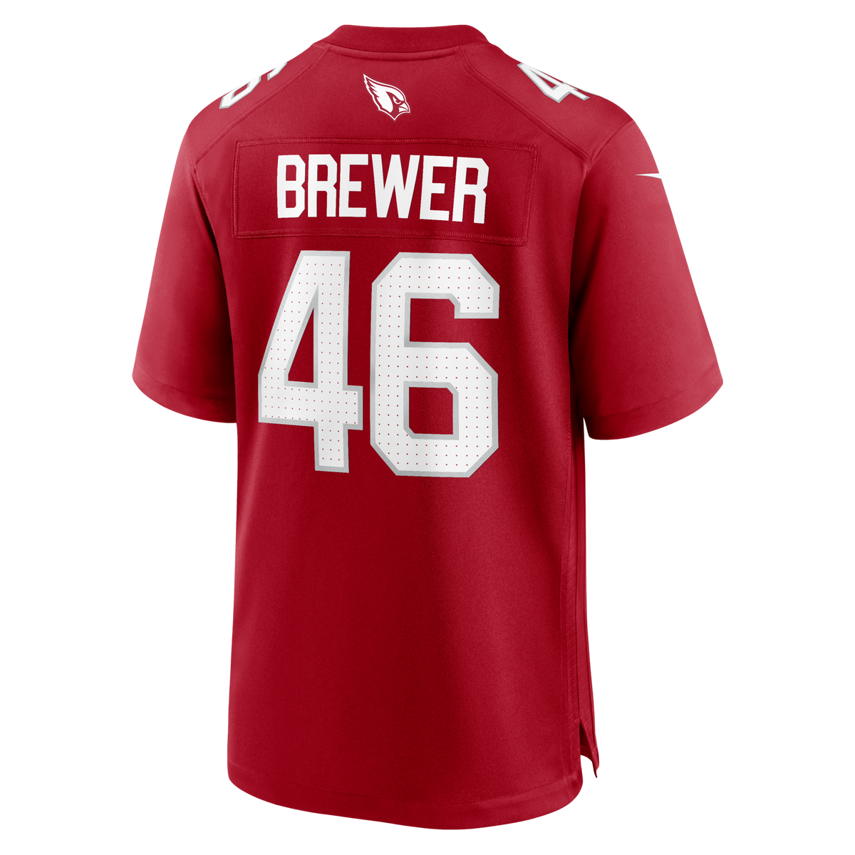 Arizona Cardinals Aaron Brewer Cardinal Team Game Jersey