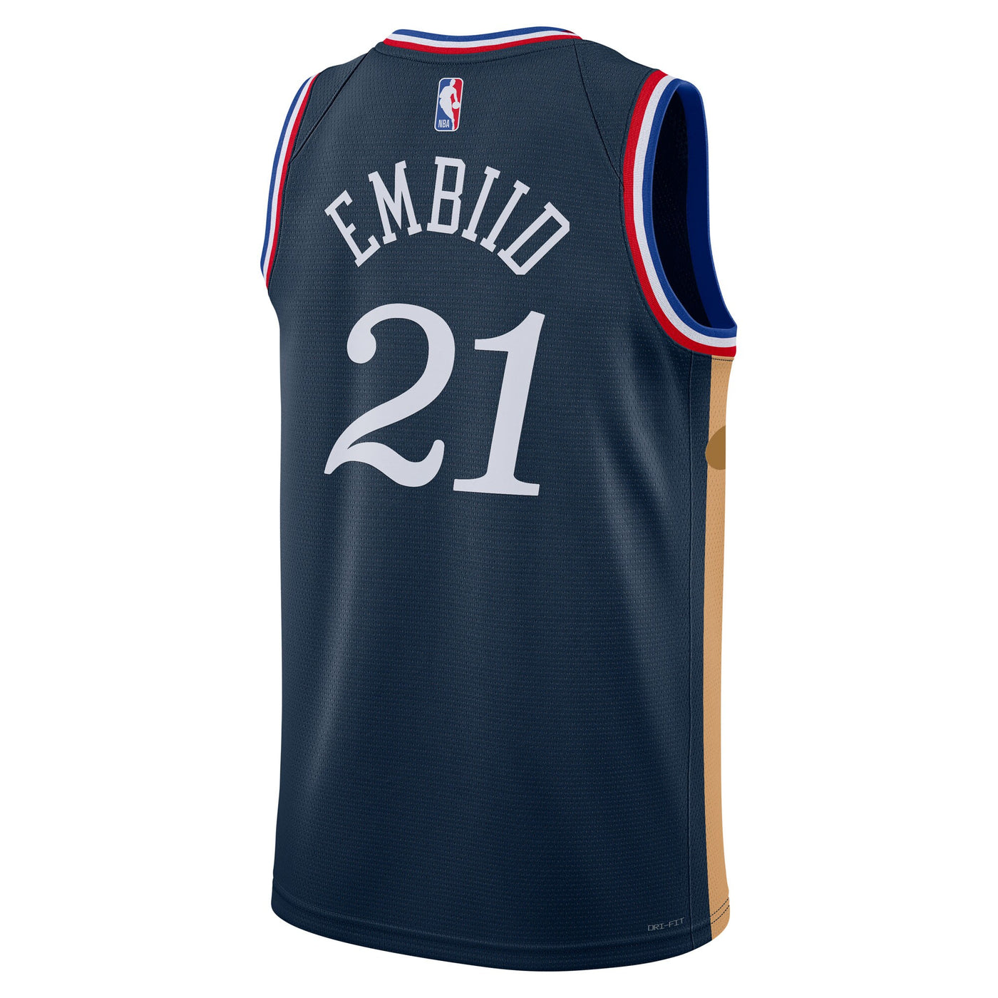 Philadelphia 76ers Nike 2025/26 City Edition Swingman Jersey - Navy - Joel Embiid