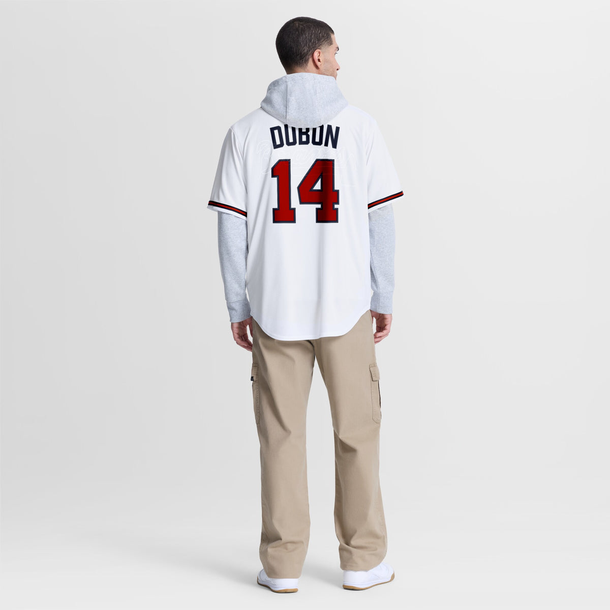 Atlanta Braves Mauricio Dubón White Home Replica Jersey