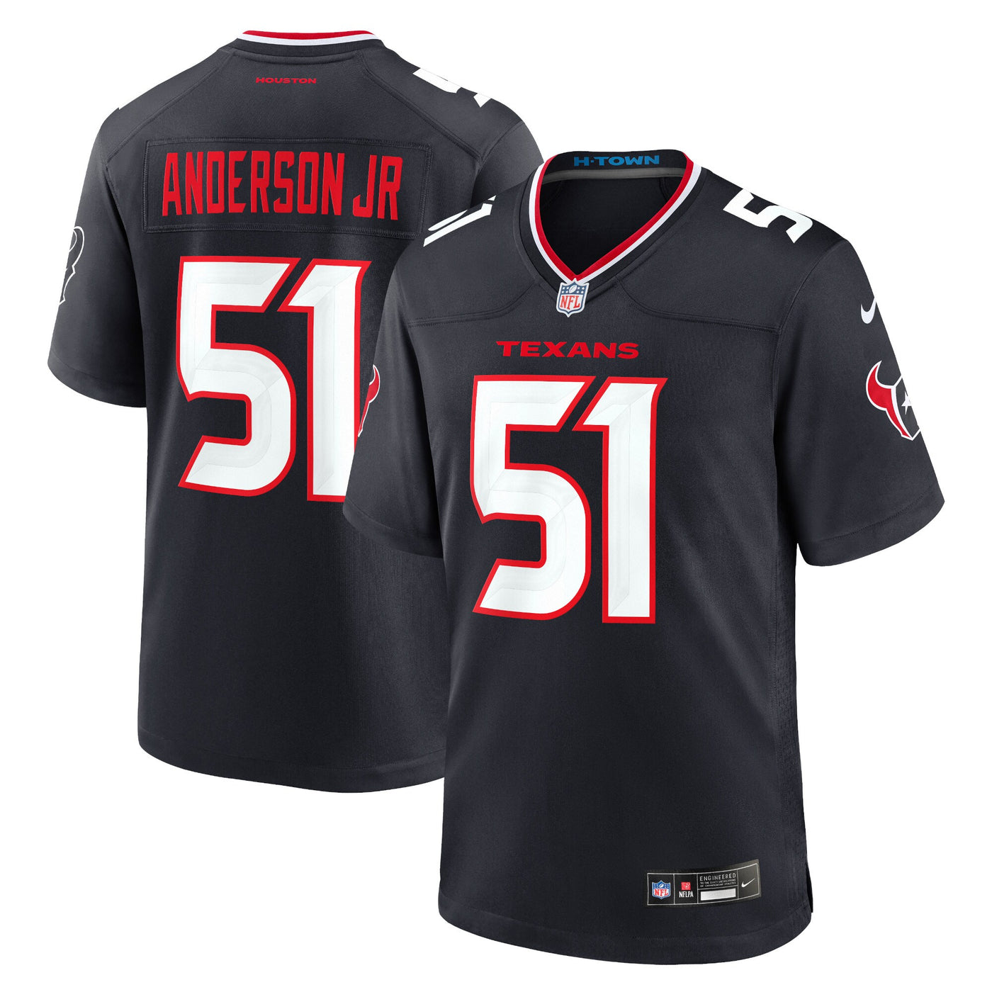 Houston Texans Will Anderson Jr. Nike Navy Game Jersey