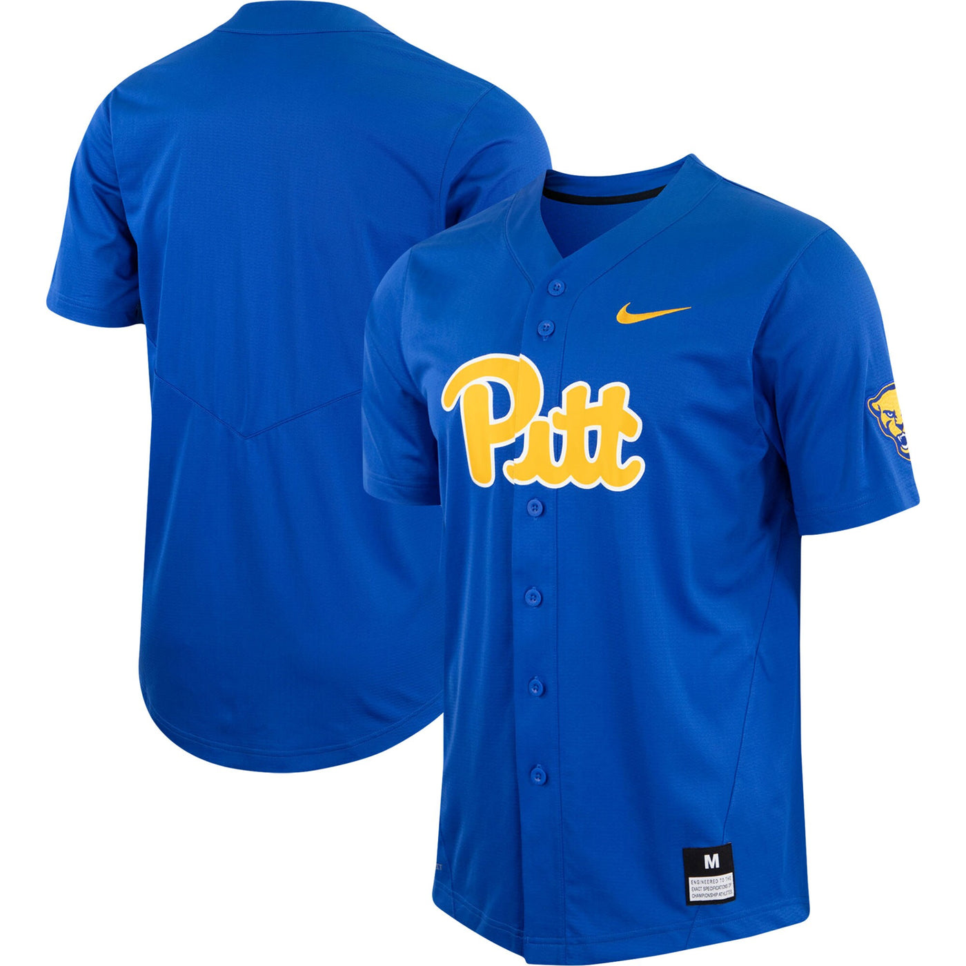 Nike Royal Pitt Panthers Replica Baseball Jersey