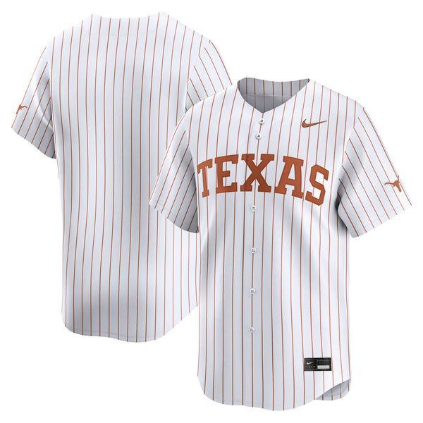 Nike White Texas Longhorns Baseball Limited Jersey