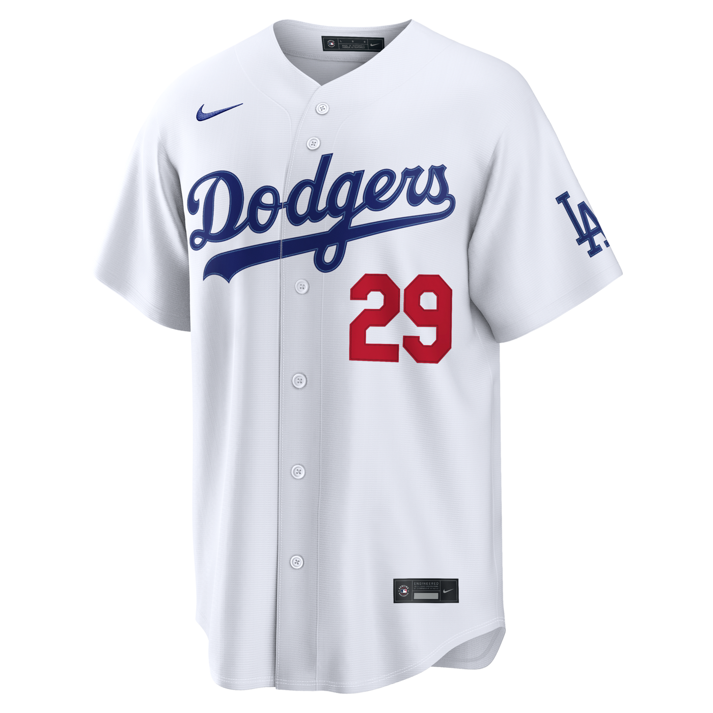 Los Angeles Dodgers Tarik Skubal Nike White Home Stadium Jersey