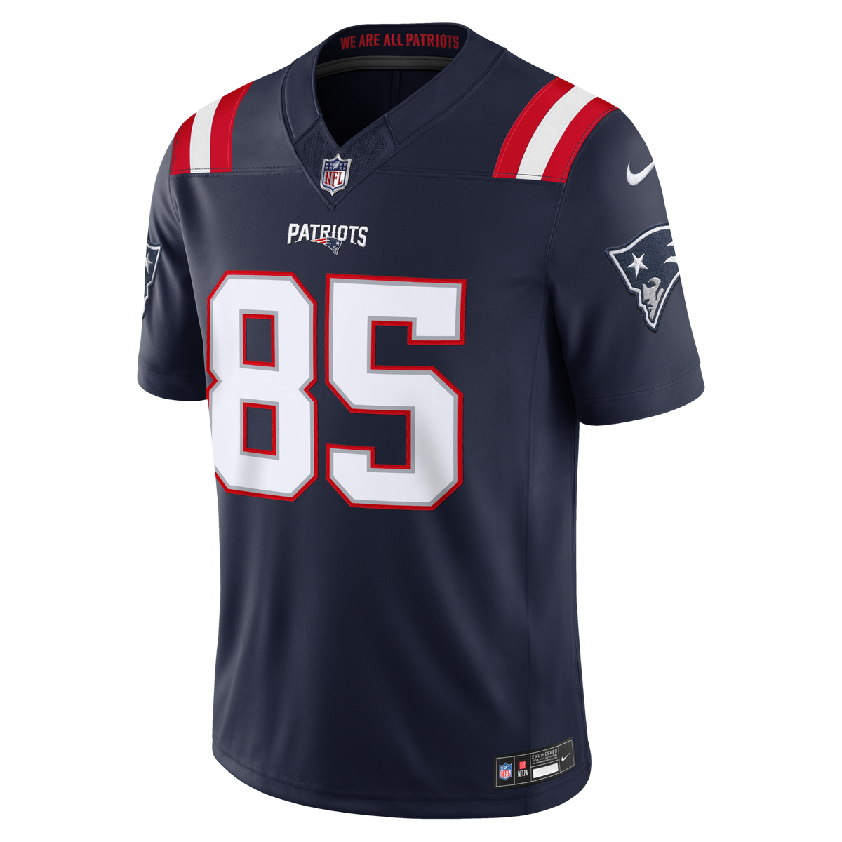 New England Patriots Hunter Henry Navy Team Vapor F.U.S.E. Stitched Limited Jersey