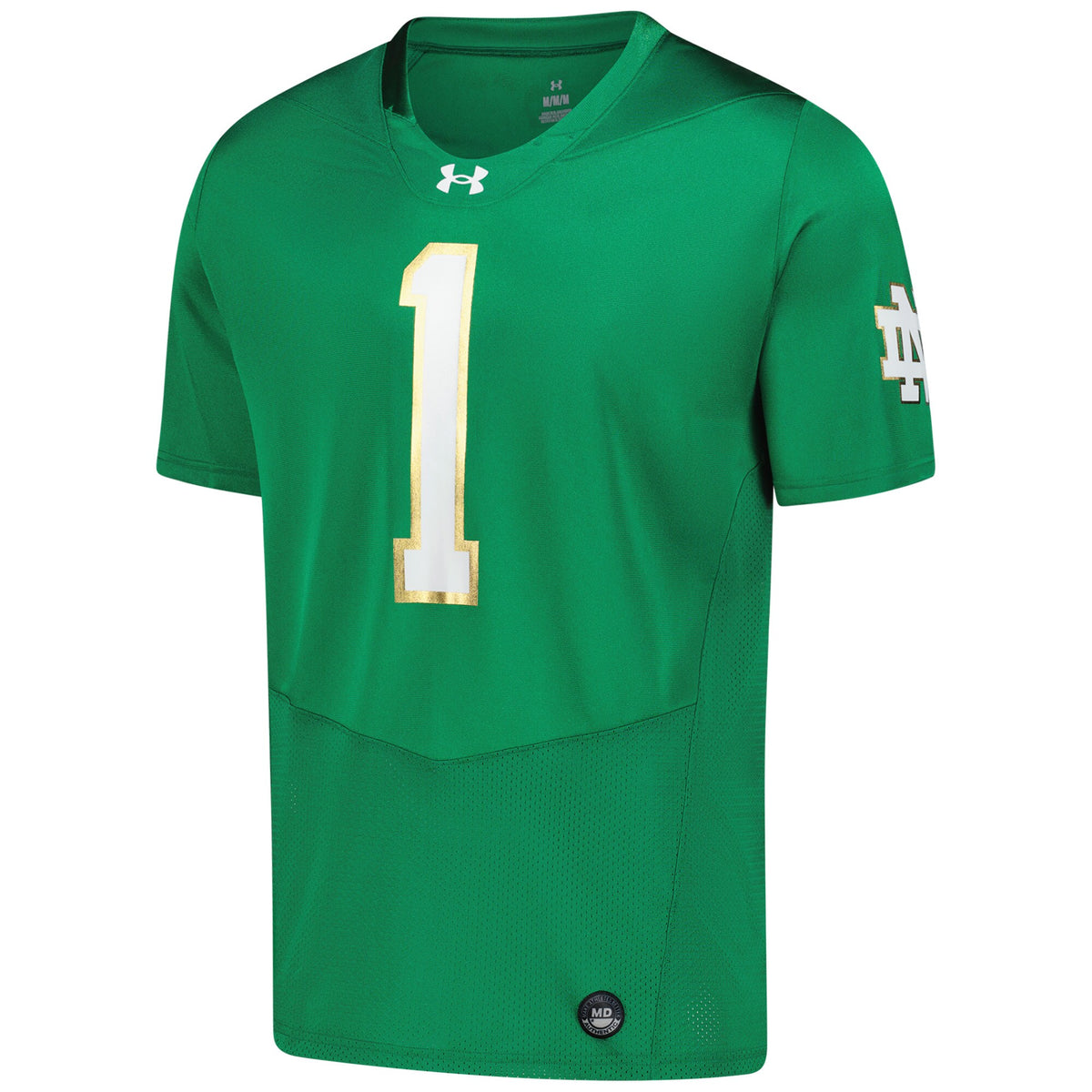 Notre Dame Fighting Irish Under Armour Replica Football Jersey - Green