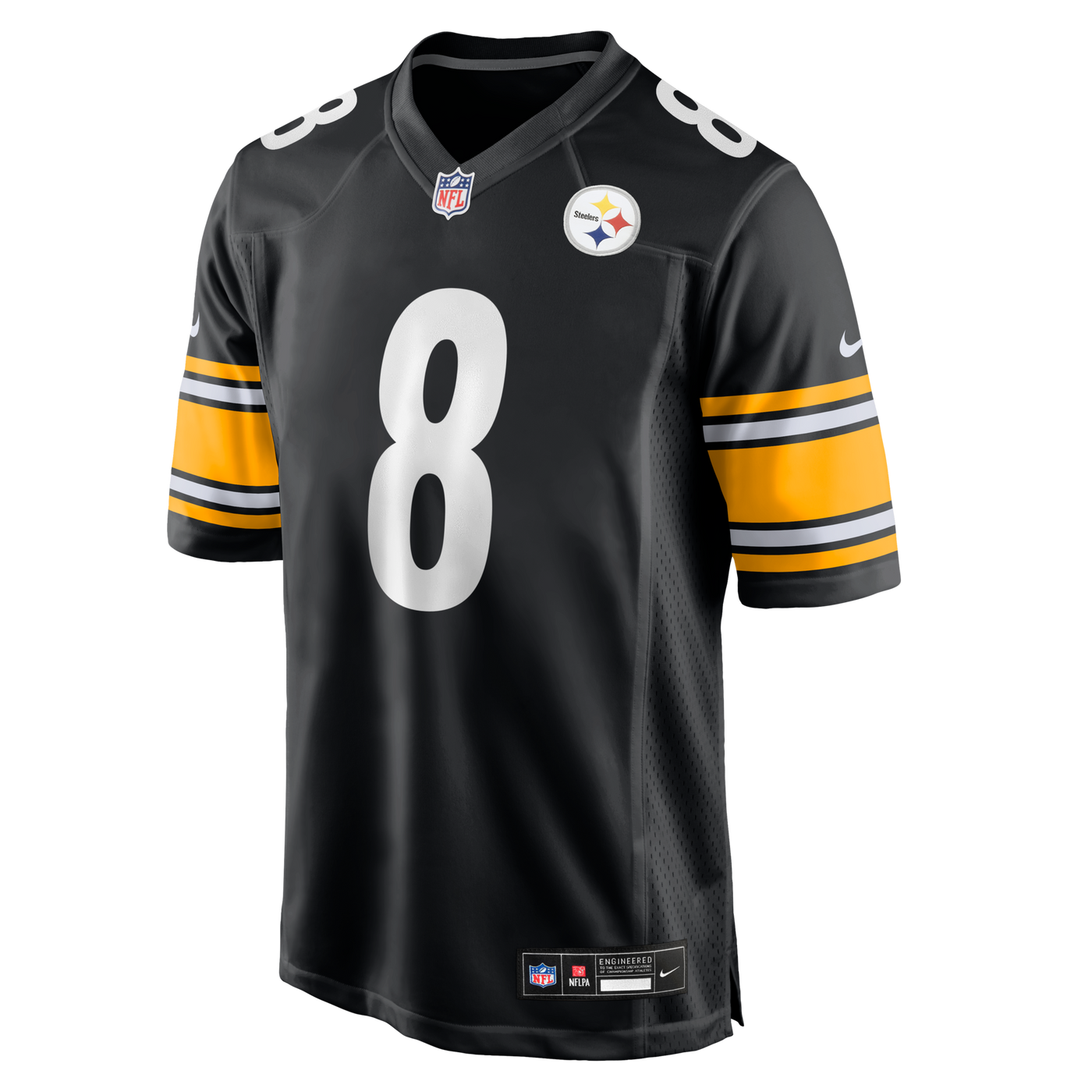 Pittsburgh Steelers Aaron Rodgers Nike Black Game Jersey