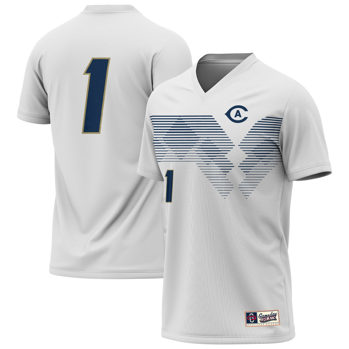UC Davis Aggies GameDay Greats Lightweight Collegiate Soccer Fashion Jersey - White