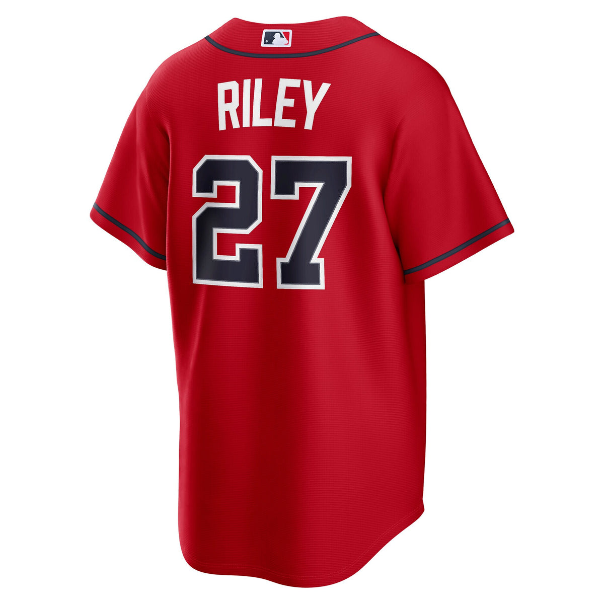 Atlanta Braves Austin Riley Red Alternate 2 Replica Jersey